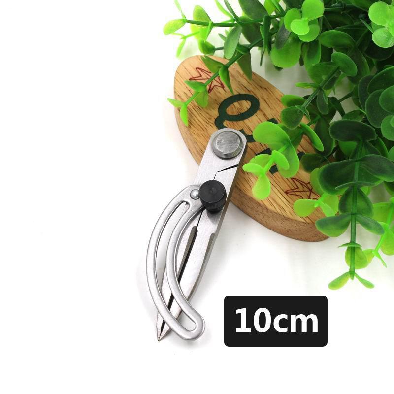 

1pc Leathercraft Wing Divider, DIY Leather Rotating Line Scribing Gauge Caliper, Adjustable Compass, Precision Edge Marking Tool