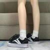 Platform bread shoes fur classic retro low-top black and white board shoes men's and women's shoes versatile couple casual shoes