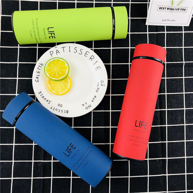 500 ml Isolierflaschen, Tee-Ei, Flasche, doppelwandiger Thermosbecher aus 304 Edelstahl