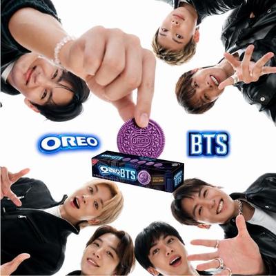 2026 BTS X OREO Limited Edition Cookies 200g  Hotteok Flavor  Korean Version  K-POP ARMY Collection Snack