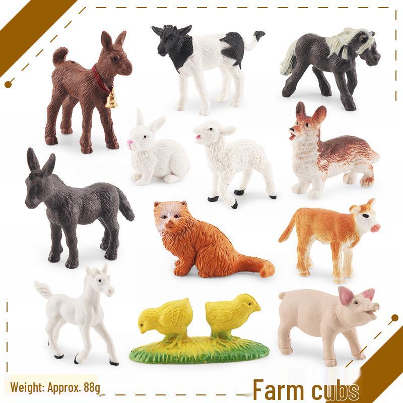 Animal Growth Cycle Models: Chicken, Duck, Goose, Butterfly, Turtle, Frog Montessori Teaching Figurines