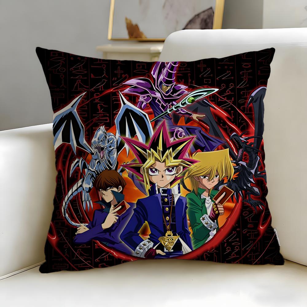 classic anime GX YuGiOh GX Cushion Cover Soft  EasyWash Pillow Case  Versatile for Couch Bed Travel and Office