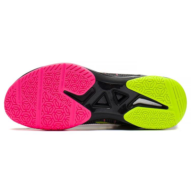 New LINING Thunder Badminton Shoes Unisex Low top Black AYAS018-4