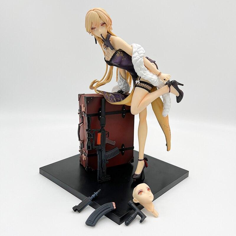 22 см Фигурка аниме Girls  Frontline OTs-14 UMP45 Фигурка-экшн Girls  Frontline Figma Фигурка UMP45 #457 Кукла-коллекция Figma Игрушка