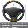 Hand Sewing Car Steering Wheel Cover Wrap For Hyundai Genesis Coupe 2010 2011 2012 2013 2014 2015 2016 Volant Funda Volante