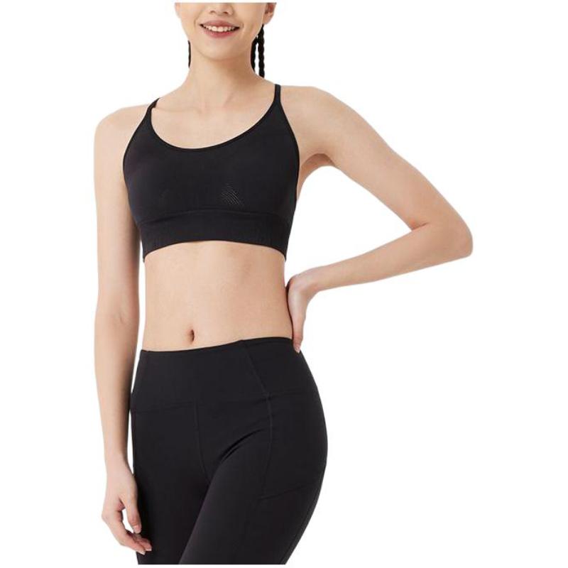 

DECATHLON Seamless Solid Color Simple, Breathable and Comfortable Running Sports Bra Women s Model XL