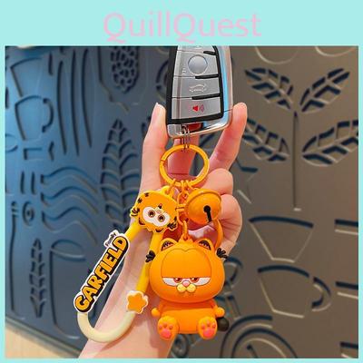 Adorable Garfield Keychain With Creative Cartoon Design Perfect For Birthdays And Holidays