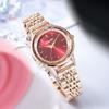Classic Ladies Quartz Watch Crystal Dial Waterproof Stainless Steel Bracelet for Work & Daily Women Wristwatch