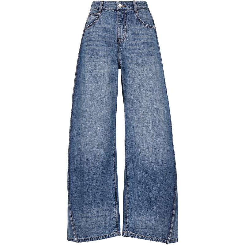 

VEROMODA Women s High-Waist Curved Leg Jeans L