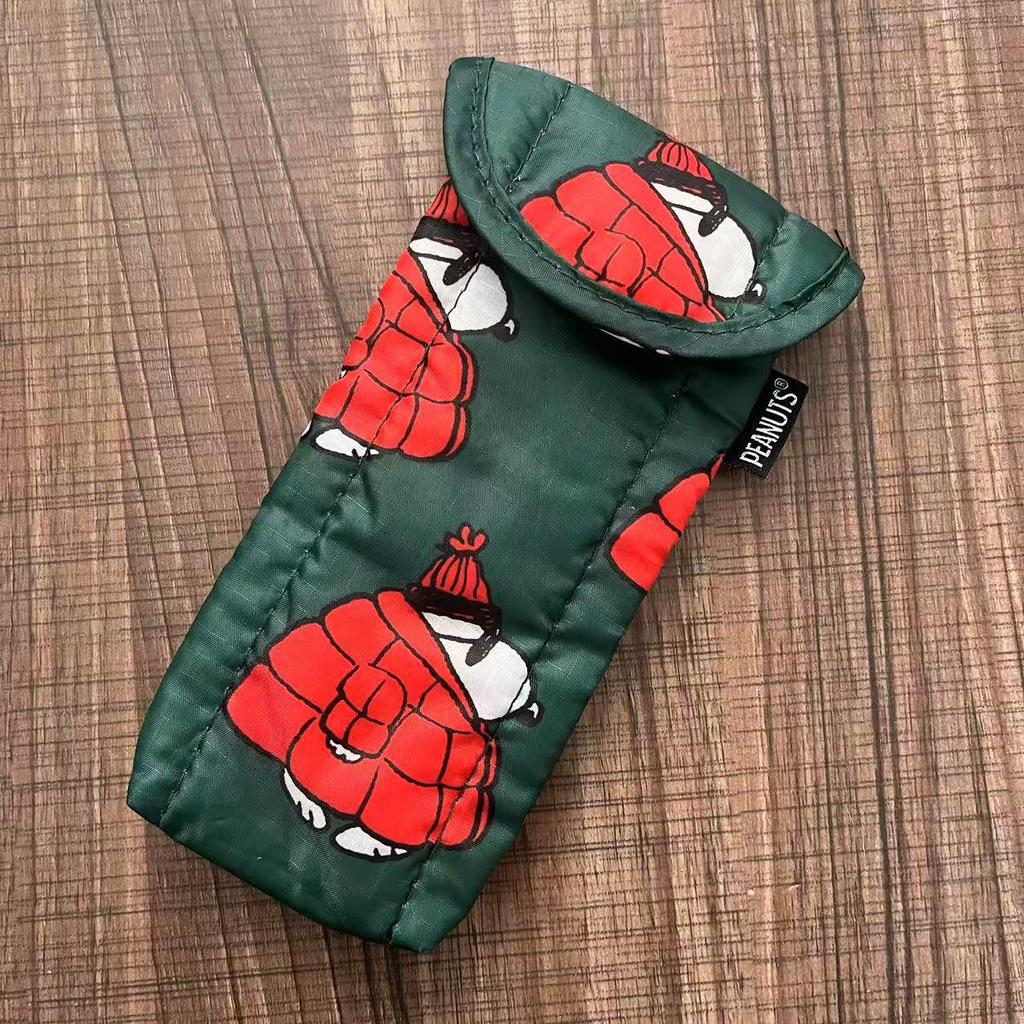 Τσάντα Αποθήκευσης Γυαλιών Ηλίου Στυλ Κορέας με Γάτα & Σκύλο - Πλεκτή Θήκη Προστασίας Γυαλιών με Κινούμενα Σχέδια