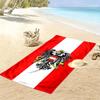 Republik Österreich Print Strandtuch, Großes Weiches Schnelltrocknendes Handtuch für Strand Camping Schwimmen