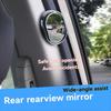 Wide-Angle Rearview Mirror Oval Car Blind Spot Mirror for Taxi Drivers Passengers Safety Door Opening Aid with Wide-Angle View