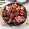 Dongpo Pork Model Keychain: Braised Pork, Beef Cubes, & Faux Streaky Pork Props for Kitchen Decor