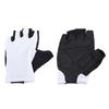 Cycling Gloves for Men Women Elastic Breathable Anti Slip Half Finger Bike Gloves for Spring Summer Sports Workout White