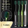 Ultra-Fine Soft-Bristle Toothbrush for Adults - Gentle Gum Care, Unisex, Individually Packaged