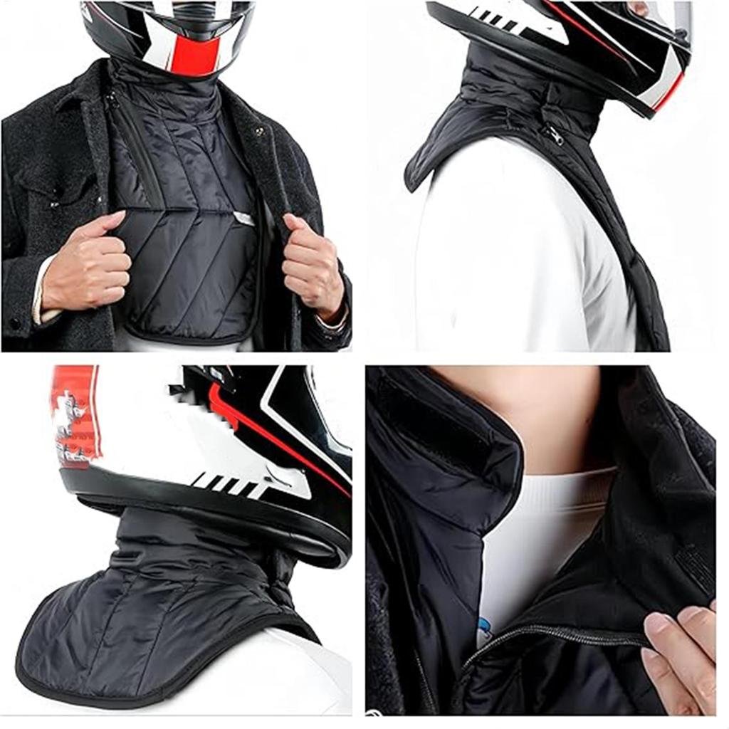 Multifunctional Neck Warmer Gaiter with Storage Bag for Men & Women, Windproof Winter Scarf for Motorcycle Riding & Outdoor