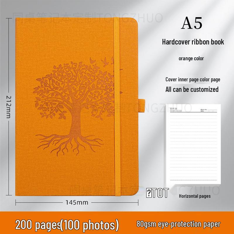 High-Value Customized A5 Notebook with Elastic Band for Business & Office