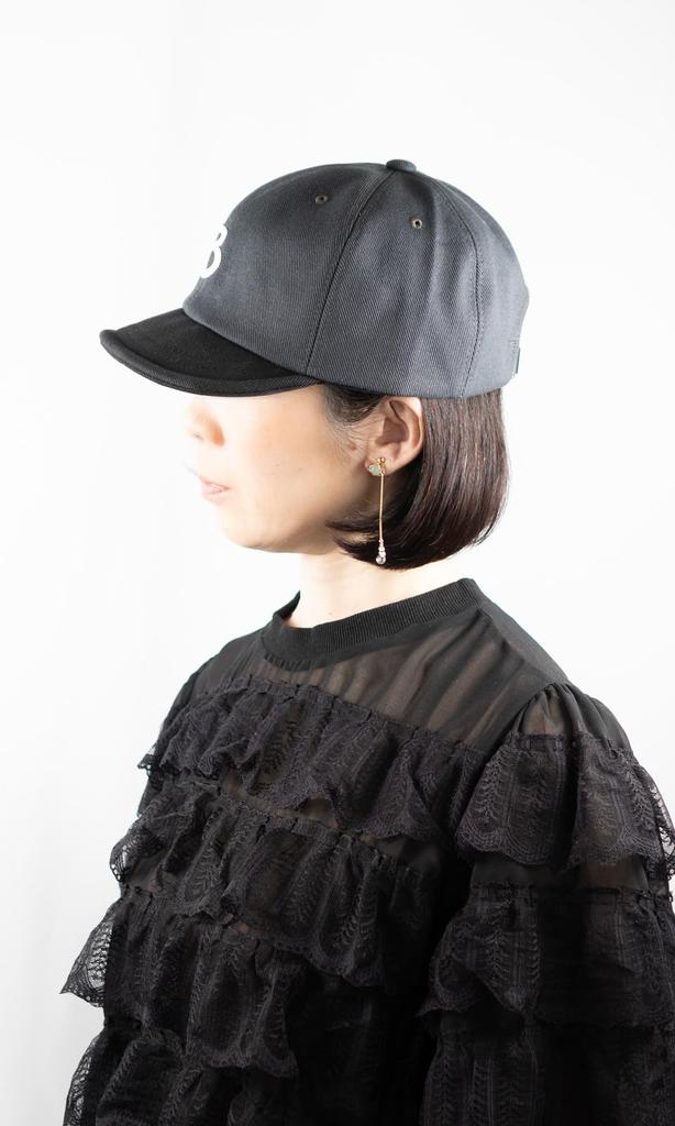 Fabulous Umpire Short Size Two-Tone Cap, Brim, All-Season, 57.5-60.0 cm, Gray/Black