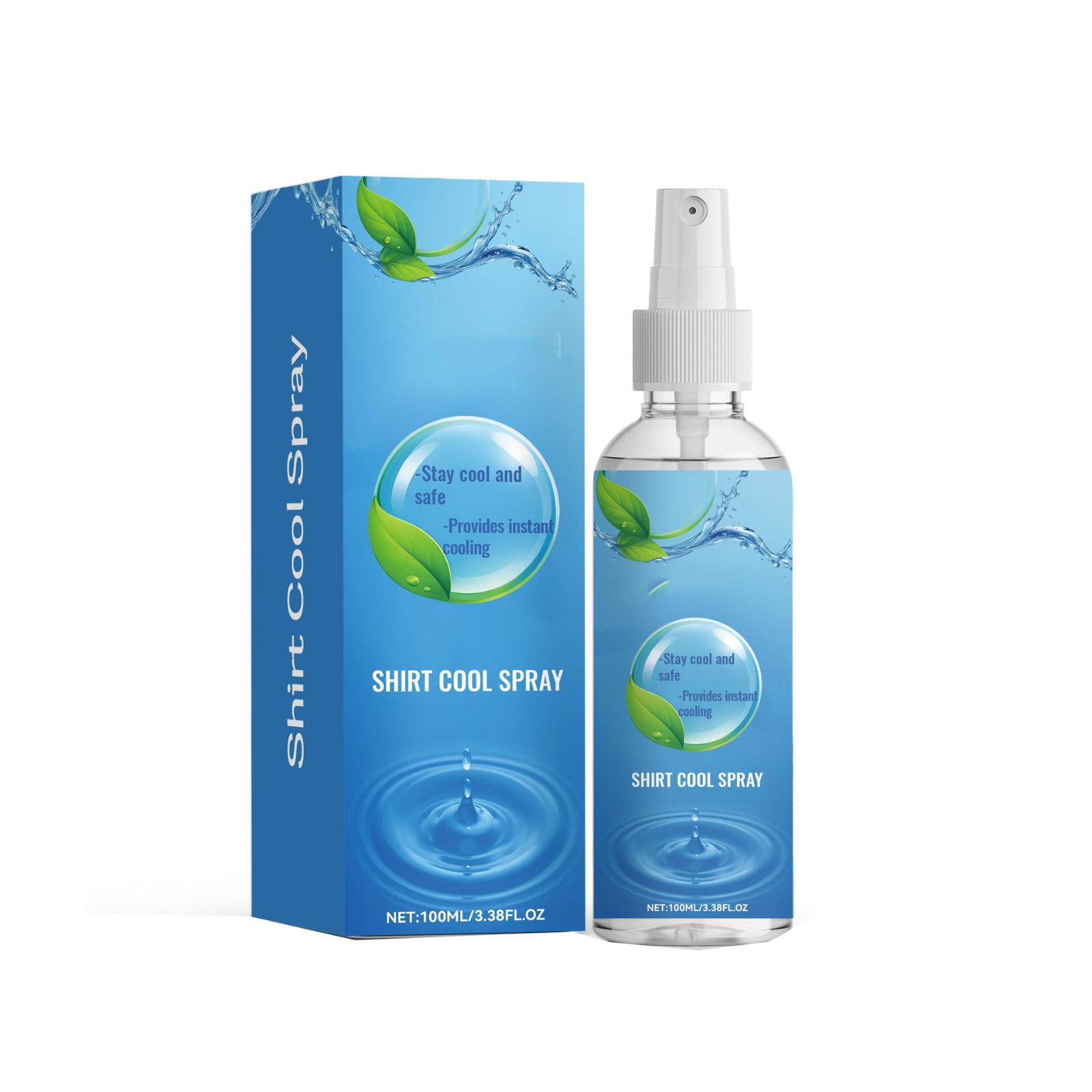 

Охлаждающий спрей для летнего бега на открытом воздухе, военных тренировок, освежающая и прохладная одежда, портативный спрей 100 мл