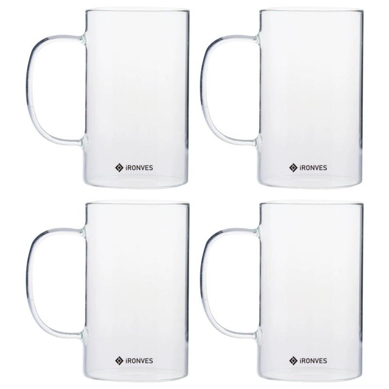 Yileya Borosilicate Glass Tumbler Set