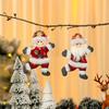 4 Pcs Bear Santa Pendant for Holiday Party Decorations Hanging Ornament Christmas Tree Ornament