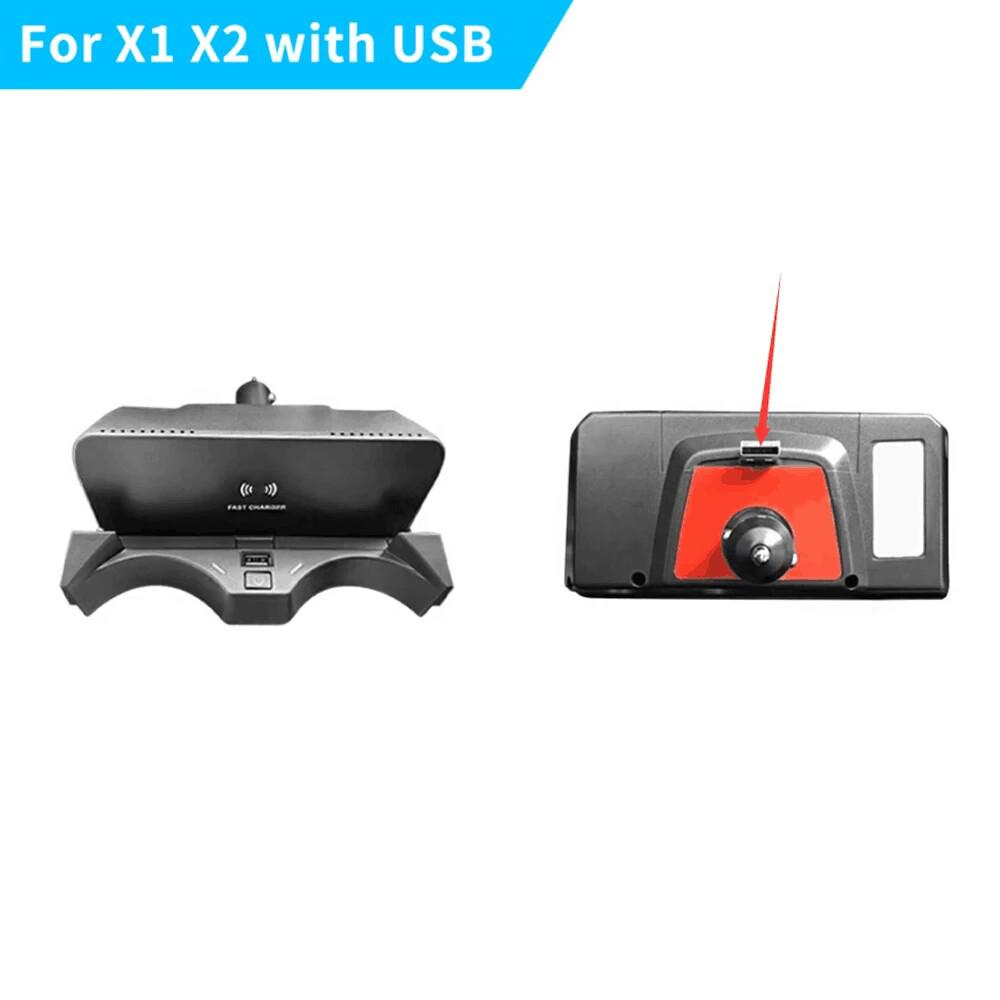Wireless Charger For BMW X1 F48 F49 X2 F39 2016-2021 15W Fast Car Mobile Charging Phone Holder Usb Center Console Accessories