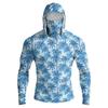 Camicia Casual da Uomo con Cappuccio e Maniche Lunghe a Spalla Cadente