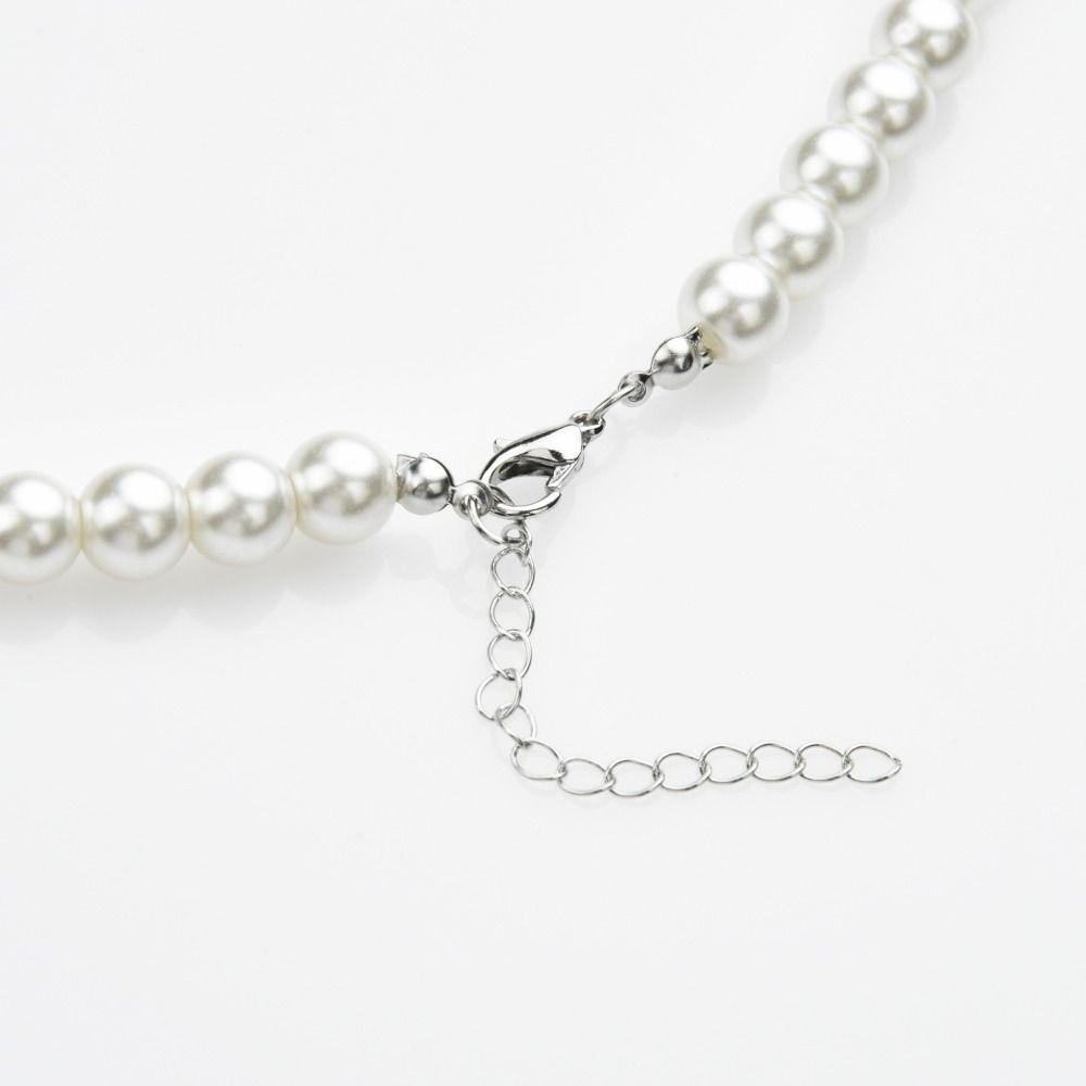 Elegant Luxury Women Choker Korean Style Long Necklace Imitation Pearl Sweater Chain Clavicle Chain