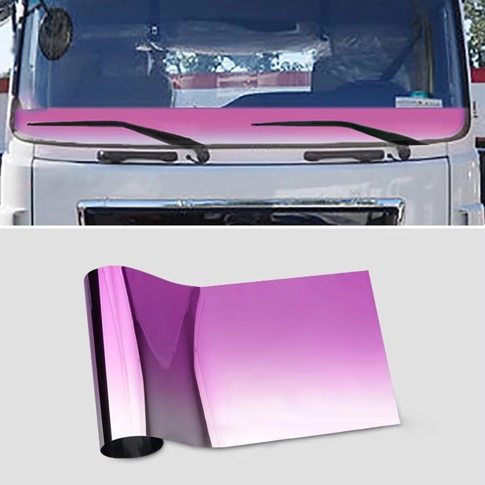 Iridescent Chameleon Windshield Film Heat Insulation Windshield Banner Car Sun Visor Strip