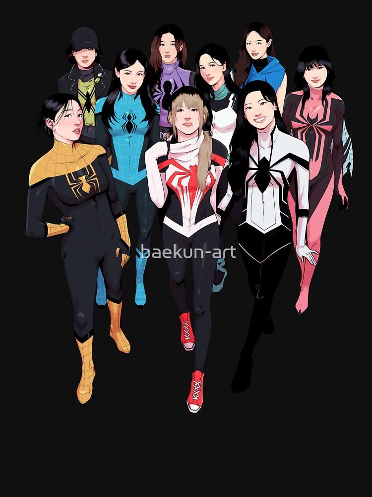 Spider-TWICE Group Unmasked Version Classic T-Shirt