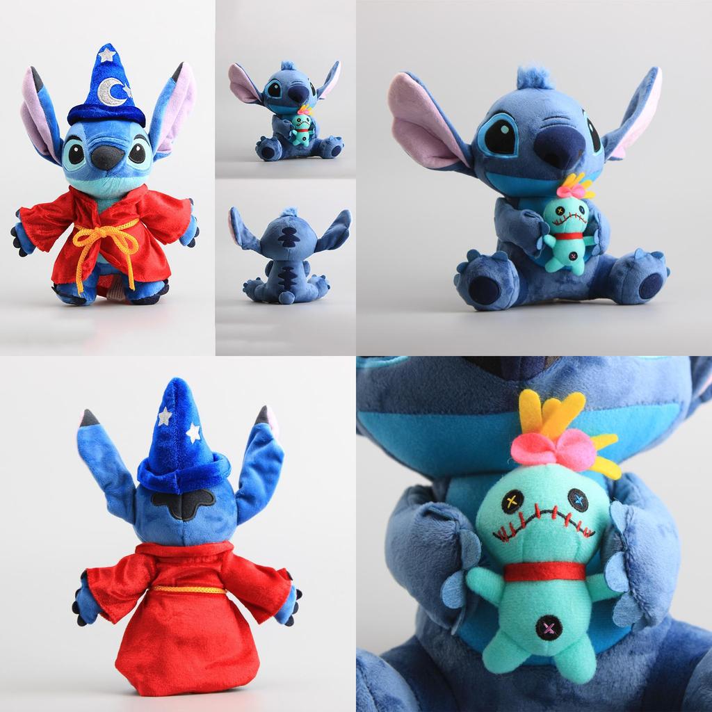 Disney Lilo Stitch Stitch And Scrump Adorable 25cm Soft Plush Stuffed Doll Toy