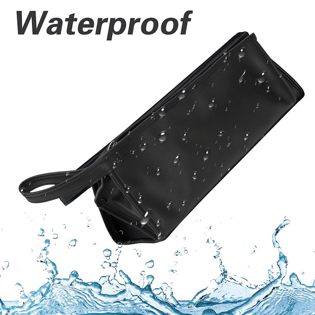 Hair Tools Travel Bag PU Hair Dryer Bag Waterproof Hair Curler Curling Iron Case for Storage Carrying