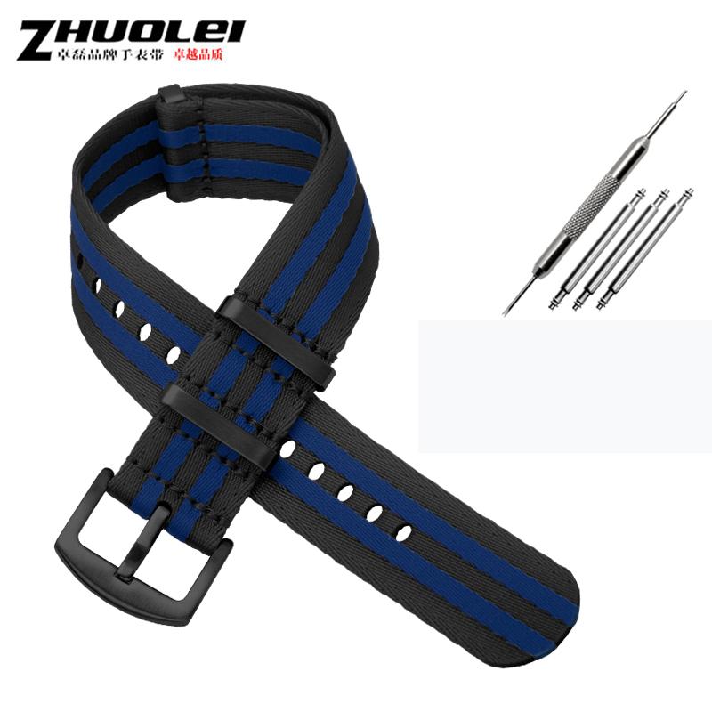 Hochwertiges Nylon-Uhrenarmband für Omega Seamaster Speedmaster Rox Mido Seiko Armband 20mm 22mm