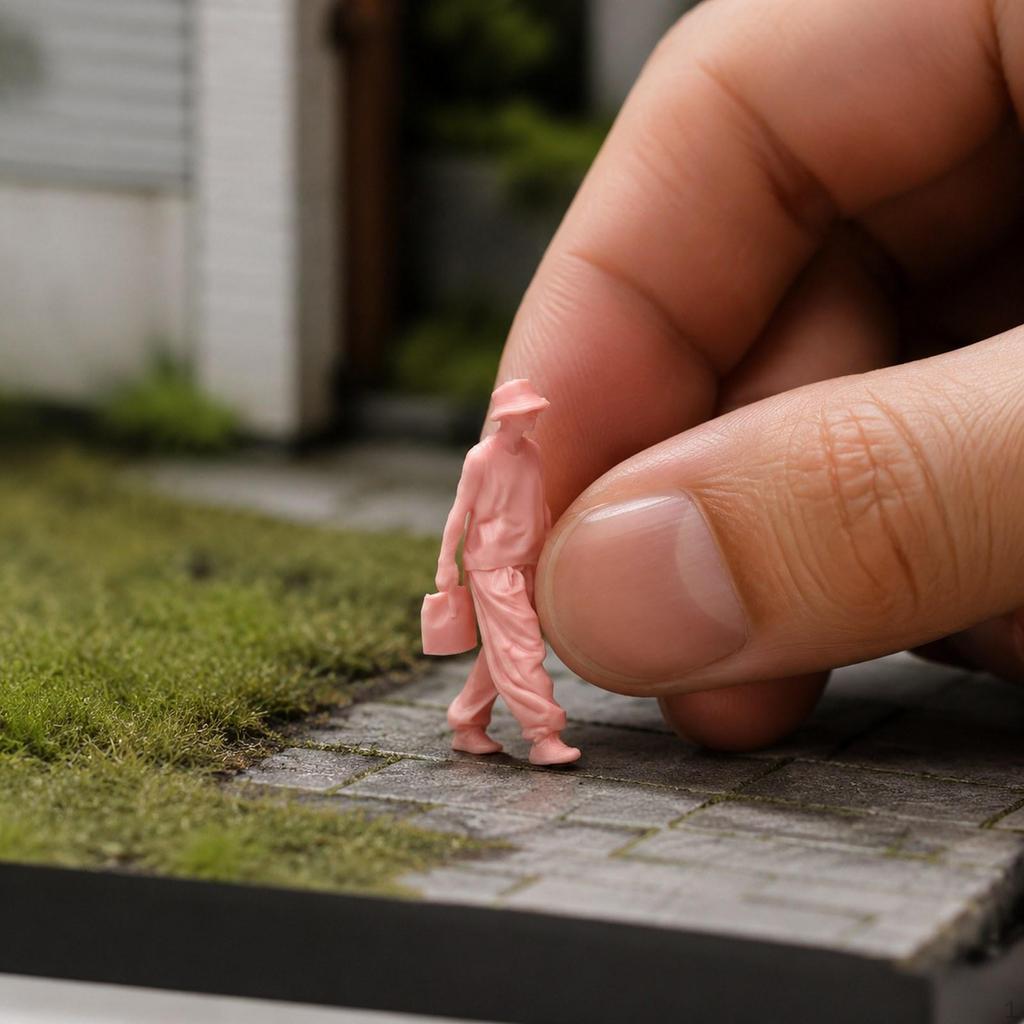 1/64 Miniature Figures Model Action Figure Sand Table Ornament Photography Tiny People Collectibles