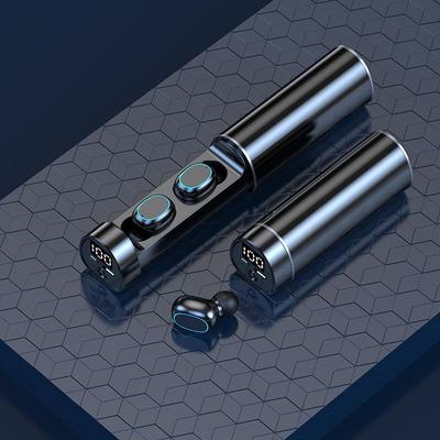 TWS Bluetooth Kulaklık kablosuz kulaklıklar Handsfree Kulak Mini Kulaklık LED El Feneri Mikrofon ile Oyun Kulaklığı
