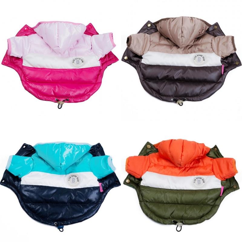 Padded Winter Warm Dog Clothes Fashion Dog Coat Jacket Pet Puppy Down Jacket Soft Cat Coat Pet Costumes French Bulldog Clothes