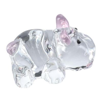 2,8 inch Nijlpaard Beeldjes Kristal Huisdecoratie Decoratie Hippo Huisdecoratie Huis