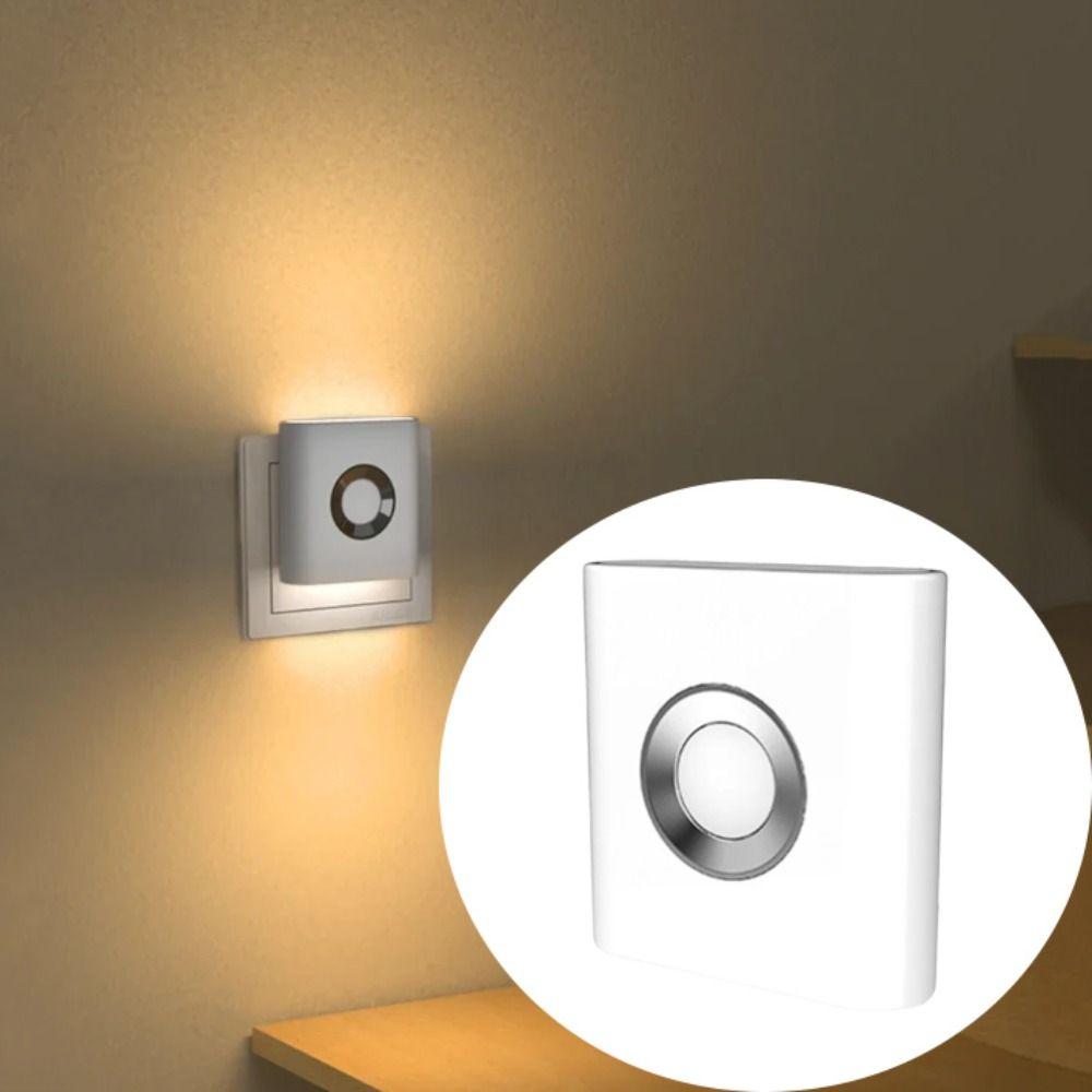 Type C Rechargeable Motion Sensor Light Auto On/Off Mini Size Rechargeable Night Light Sleep-Friendly New Style LED Night Light