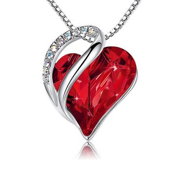 Damen Herz Anhänger Halskette Vintage Kristall Choker Kostümparty Paar Halskette Schmuck Accessoires Personalisierbares Geschenk