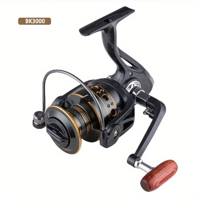 All-metal Spool BK3000/4000 Fishing Reel Spinning Reel Fishing Reel Sea Rod Long Cast Fishing Reel Easy Casting, Silky Smooth Cranking Ree