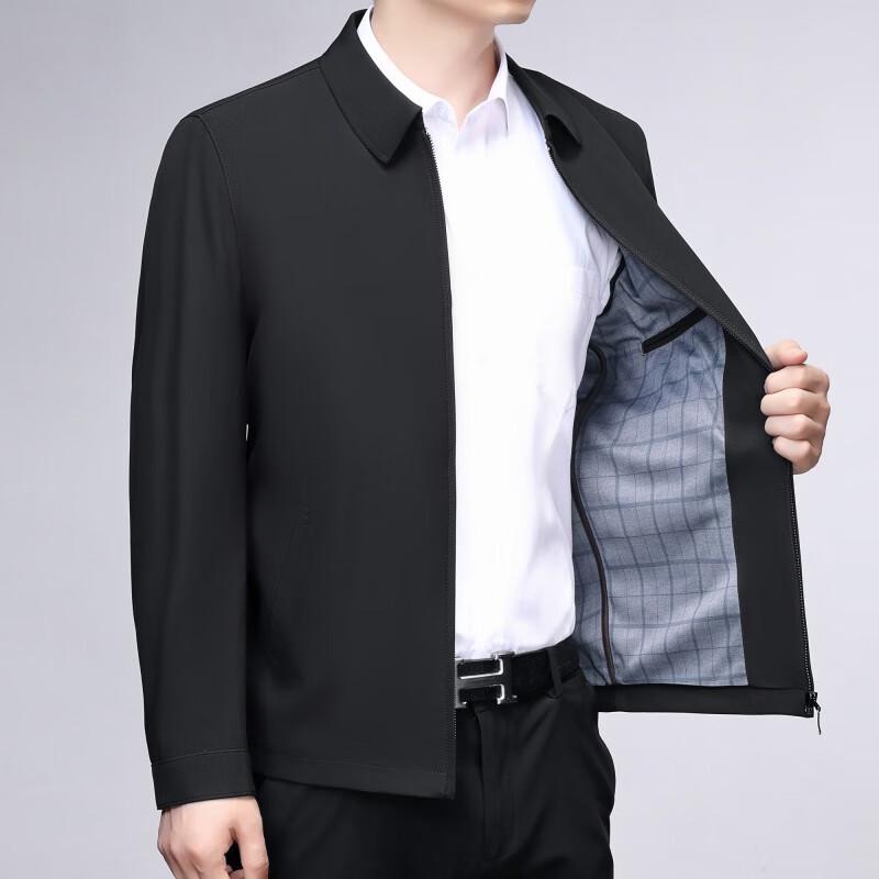 Fengxun Men's Business Casual Lapel Jacket
