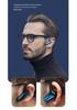M-D8 Bluetooth Bone Conduction Earphones - Non-In-Ear, Head-Worn, True Stereo for Business and Sports.