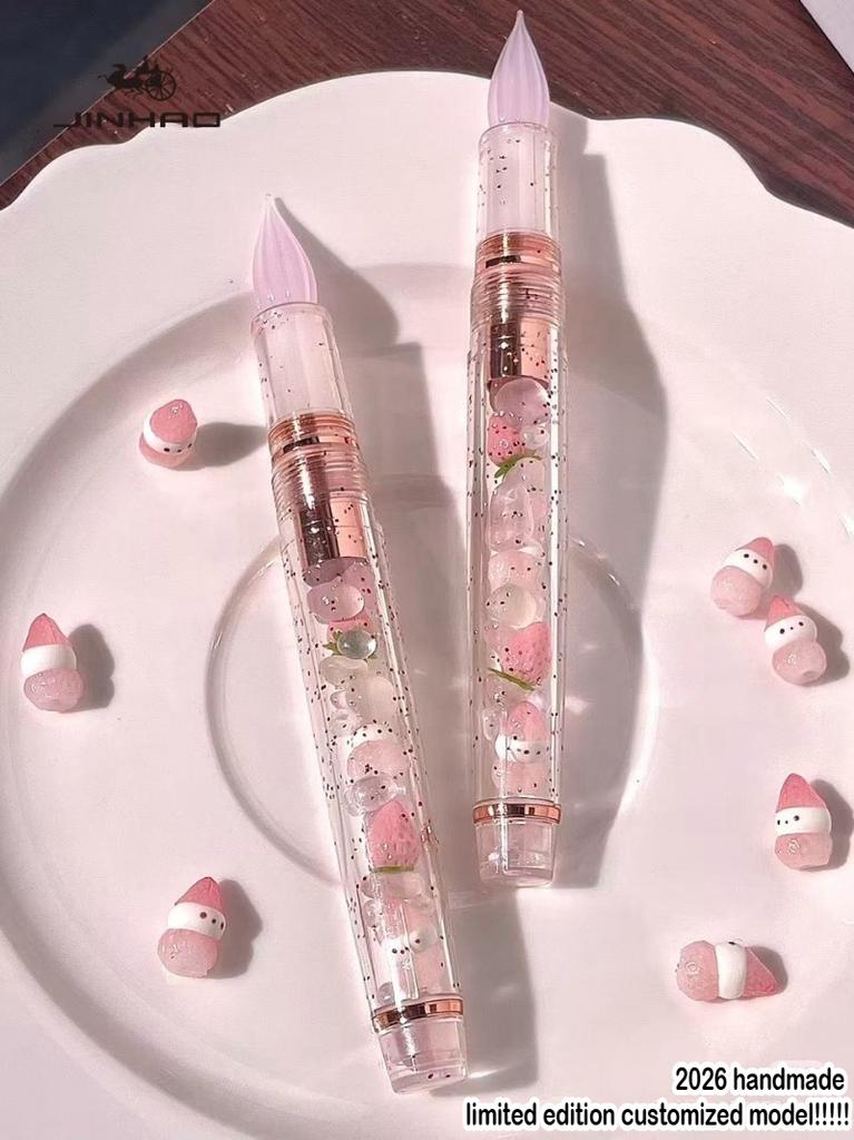 2026 Handcrafted Limited Edition JINHAO 82 Glass Dip Pen Finely Grounded Smooth Writing Office School Art Supplies Stationery