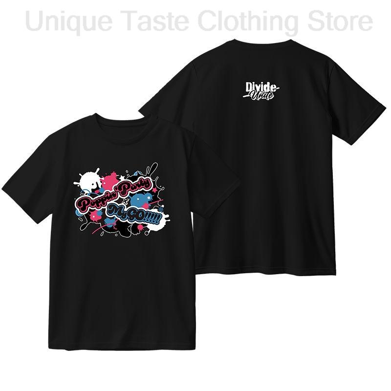 

Anime BanG Dream T Shirt Poppin Party MyGO LIVE Same Tshirt Harajuku Fashion Cute Unisex Women Summer Cotton Short Sleeve Tee Tops S