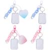 Card Case Collect Idol Photo Sleeves Card Sleeves Photocard Holder Keychain ID Holder Pendant