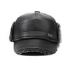 Winter Middle-Aged and Elderly Men's Hat Father Grandfather Warm Velvet Leather Hat Ear Protection Cap Outdoor Cap
