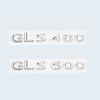 New Chrome Black Letters GLS480 GLS600 V12 Emblem for Benz Maybach GLS Class Car Fender Trunk Rear X167 Logo Sticker hy1