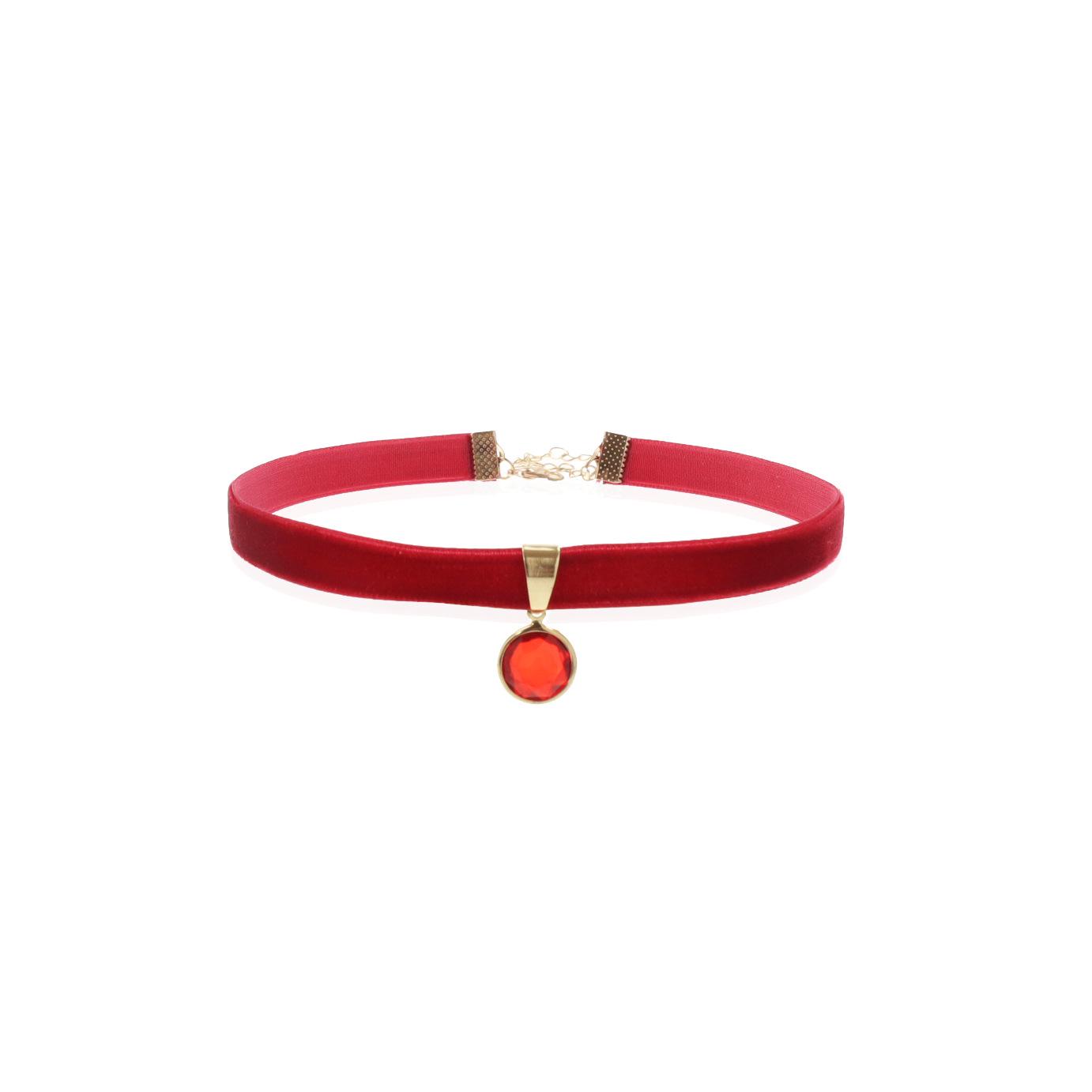 

Магическое косплей красное колье-чокер - Рождественский подарок для девочек