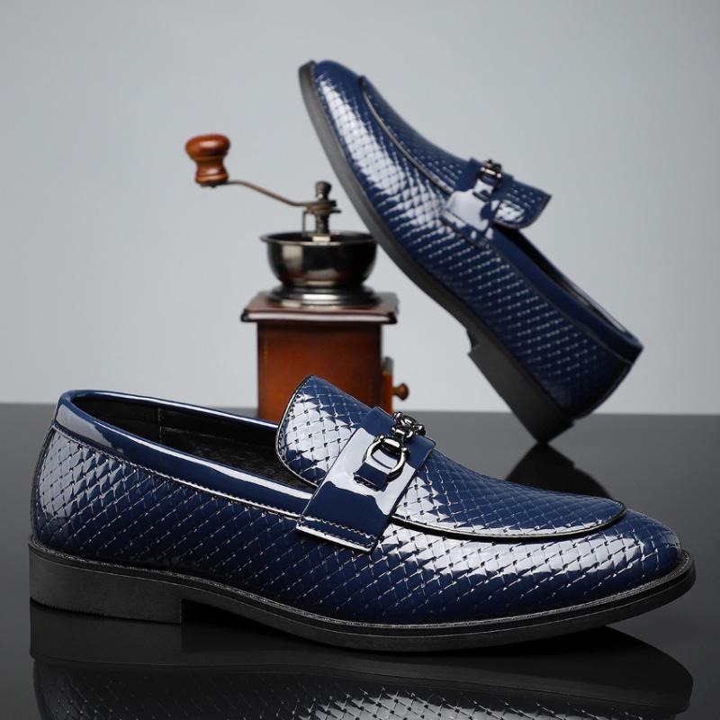 Trendy Large Size 48 Slip-On British Leather Loafers