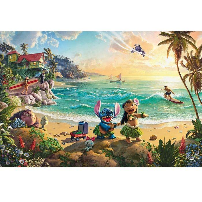Puzzle - SCHMIDT SPIELE - Schmidt Spiele - 200 pièces - Lilo et Stitch - 43.2 x 29.1 cm